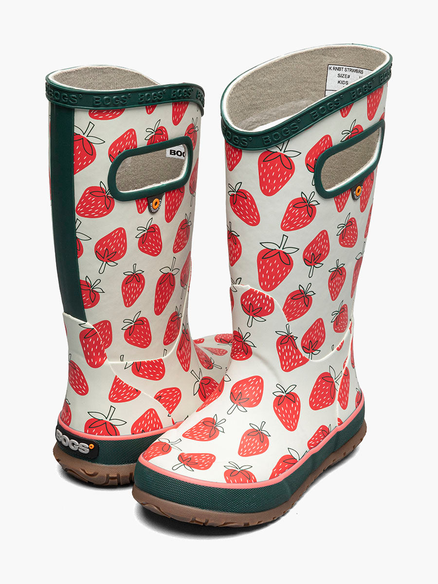 Rainboot Strawberries | BOGS Kids - Image 4