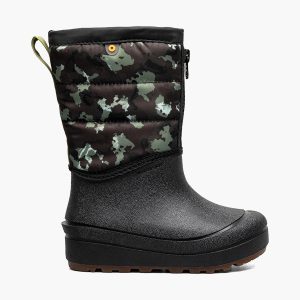 Snow Shell Zip Camo Texture | BOGS Kids