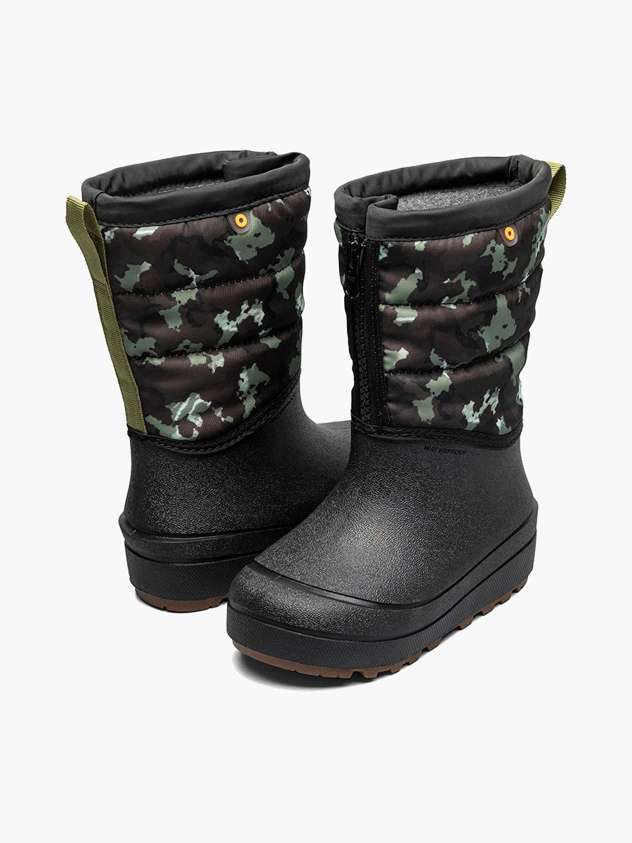 Snow Shell Zip Camo Texture | BOGS Kids - Image 4