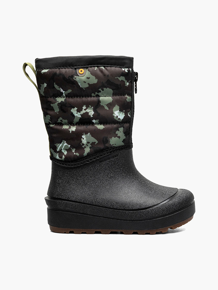 Snow Shell Zip Camo Texture | BOGS Kids - Image 5